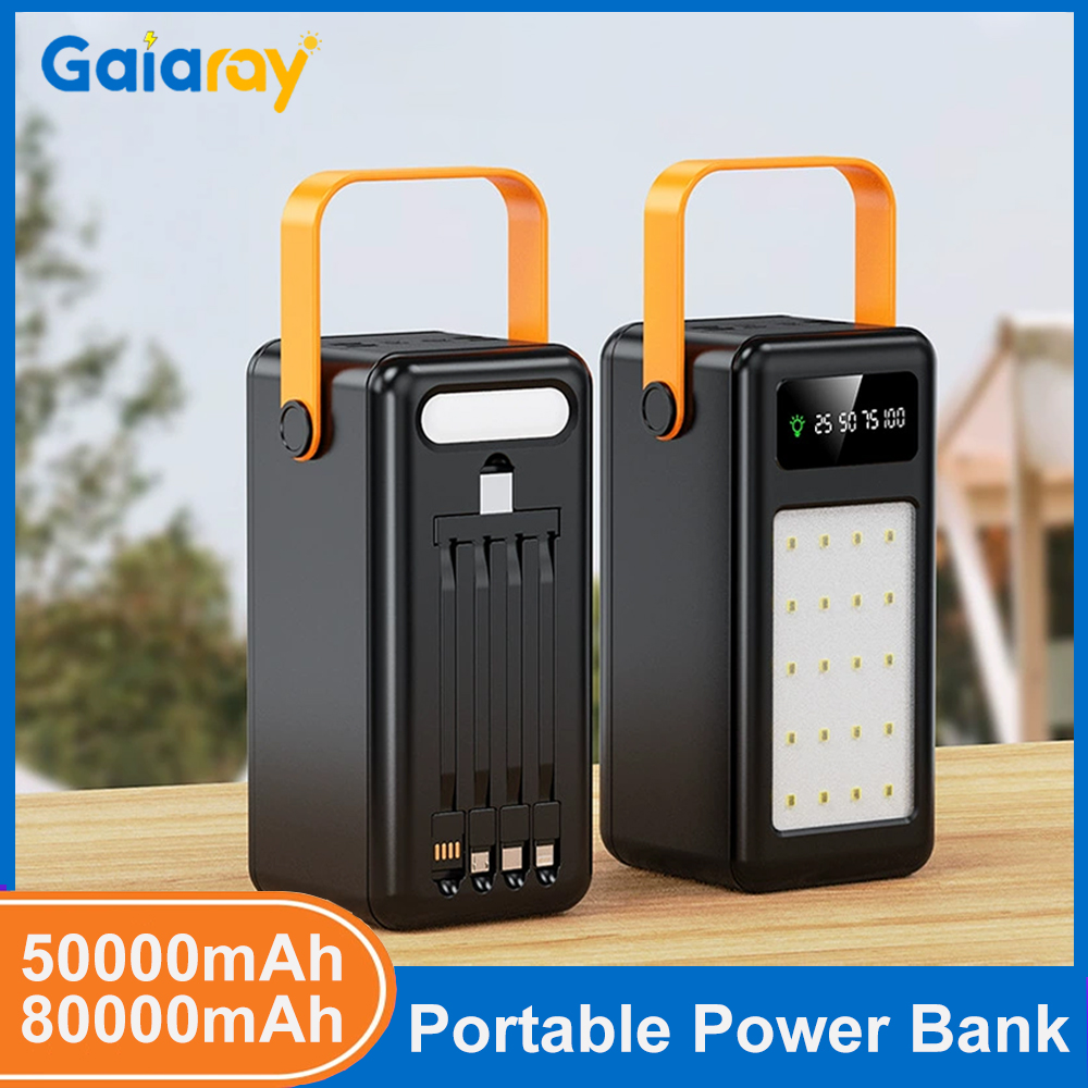 Power Banks - Powerbank przenośny 50000mAh 80000mAh z szybkim