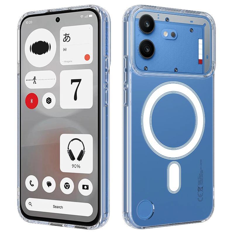 Clear Shockproof Bumper Case - Etui do Nothing Phone (4b) –
