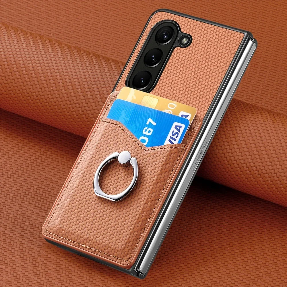 Leather Wallet Card Holder Phone Cover - Etui na telefon Samsung Galaxy Z
