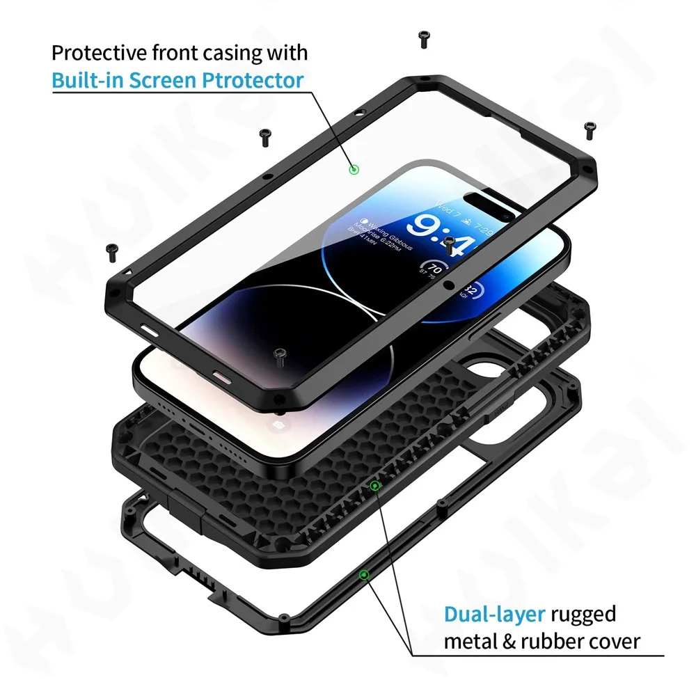 Etui na iPhone'a 16e 15 14 13  – Heavy Duty 360 Full Body Protective Case recenzja i cena
