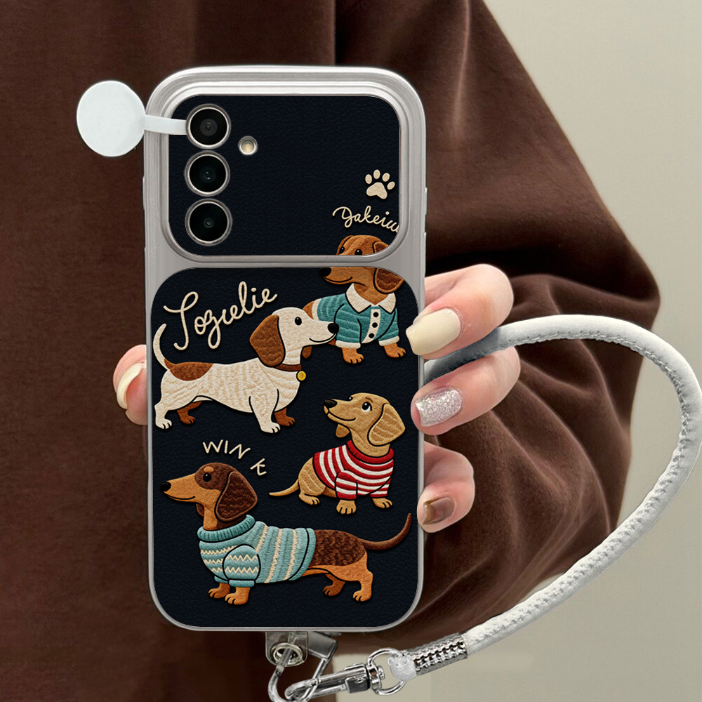 Etui na telefon z motywem kres – Cute Cartoon Wrist Strap Silicone Case recenzja i cena