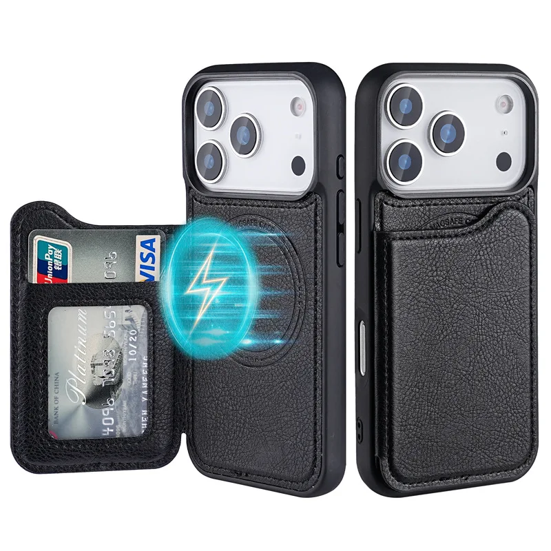 Magnetyczny skórzany portfel z – Leather Wallet Card Holder Phone Cover recenzja i cena