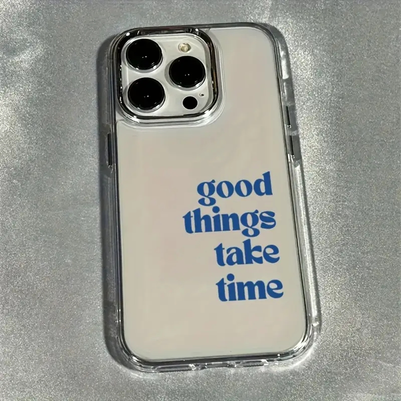 Good Things Take Time Etui na  – Clear Shockproof Bumper Case recenzja i cena