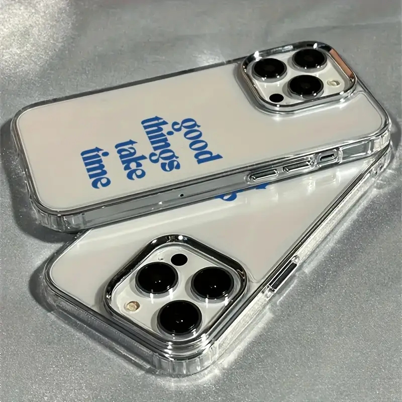 Good Things Take Time Etui na  – Clear Shockproof Bumper Case recenzja i cena