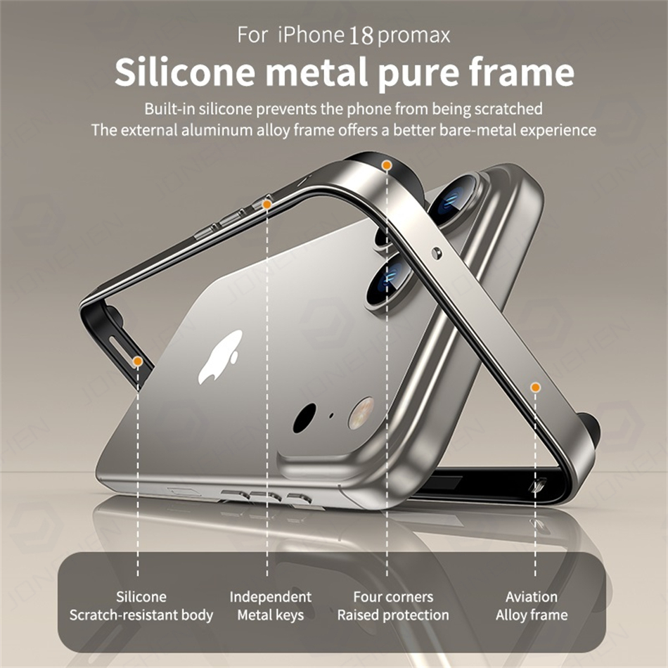 Lekka hybrydowa ramka silikono – Metal Bumper Aluminum Frame Case recenzja i cena