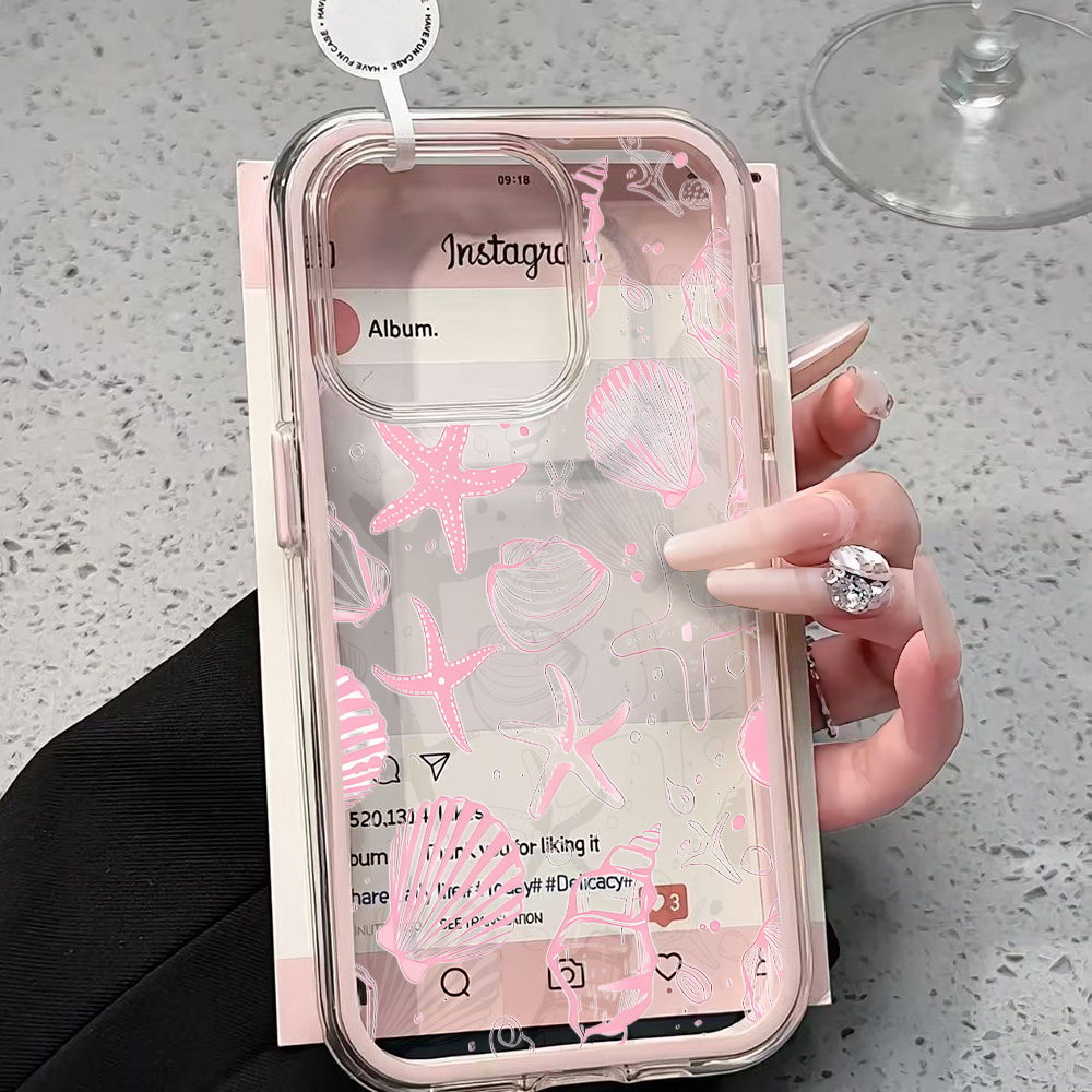Letnie różowe etui na telefon  – Clear Shockproof Bumper Case recenzja i cena
