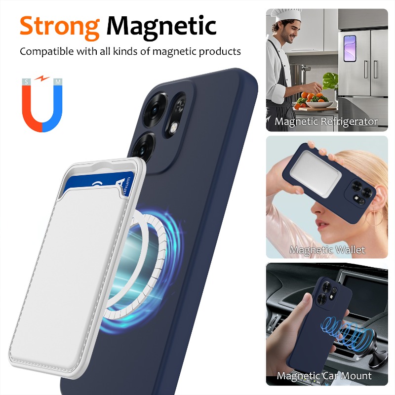 Płynny silikon do matowego etu – Liquid Silicone Magnetic Phone Case recenzja i cena