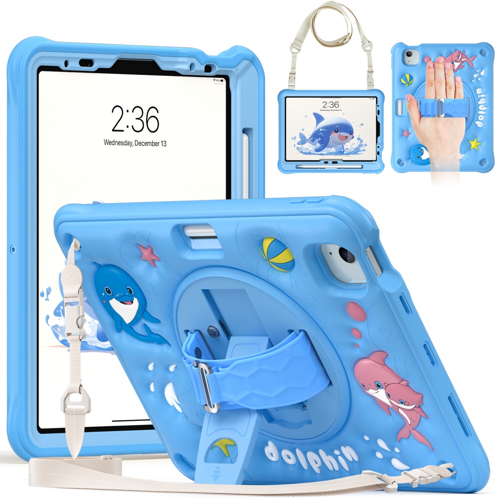 Etui dla dzieci na iPad Mini A – Cute Cartoon Wrist Strap Silicone Case recenzja i cena
