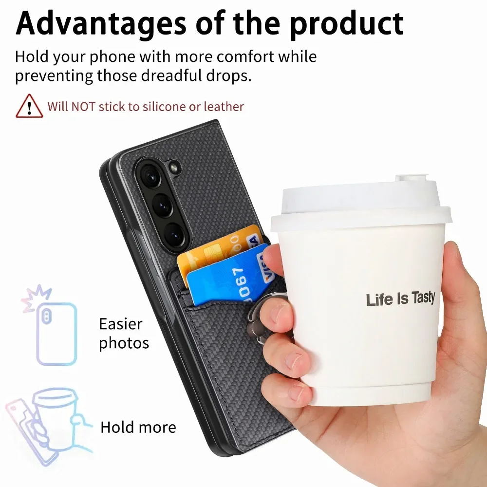 Etui na telefon Samsung Galaxy – Leather Wallet Card Holder Phone Cover recenzja i cena