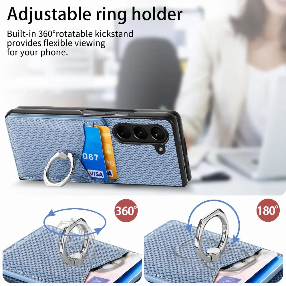 Etui na telefon Samsung Galaxy – Leather Wallet Card Holder Phone Cover recenzja i cena