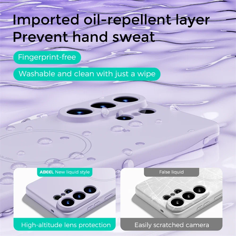 Wysokiej jakości oryginalne et – Liquid Silicone Magnetic Phone Case recenzja i cena