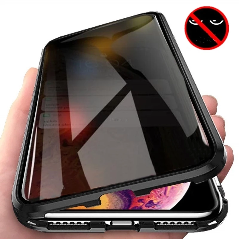 Magnetyczne etui z hartowanego – Anti Spy Privacy Glass Case recenzja i cena