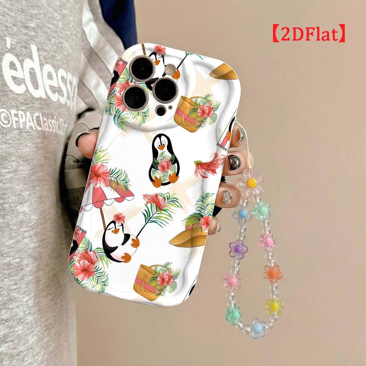 Urocze etui na telefon z motyw – Cute Cartoon Wrist Strap Silicone Case recenzja i cena