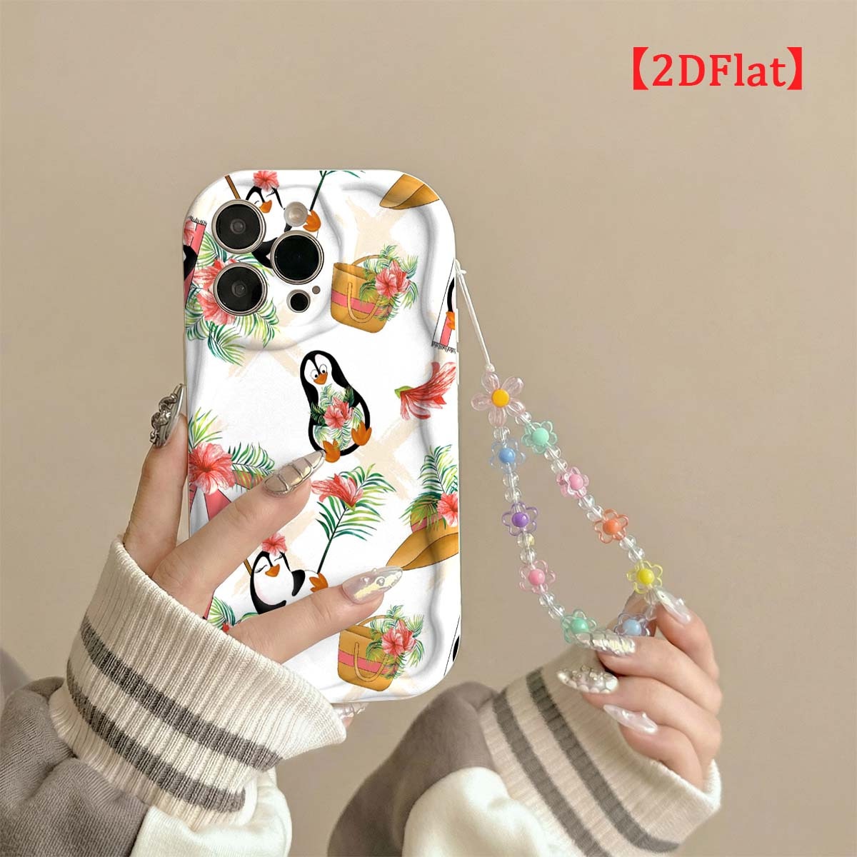 Urocze etui na telefon z motyw – Cute Cartoon Wrist Strap Silicone Case recenzja i cena