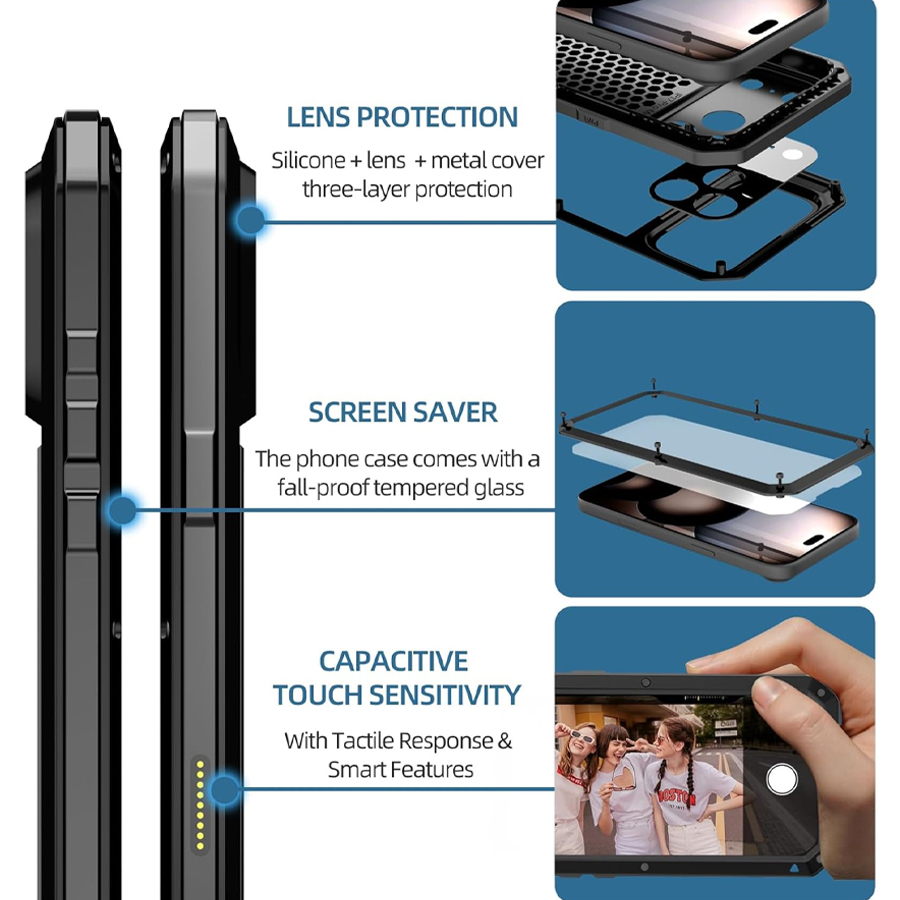 Wytrzymałe metalowe etui na te – Heavy Duty 360 Full Body Protective Case recenzja i cena
